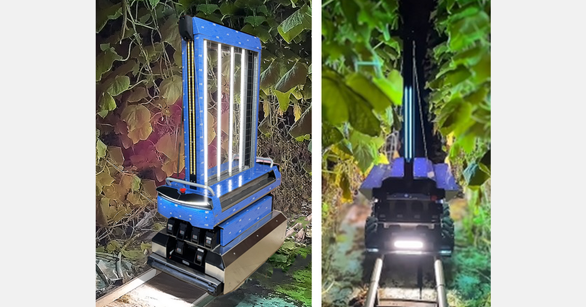 Autonomous UVC robotic technology coming to market for powdery mildew