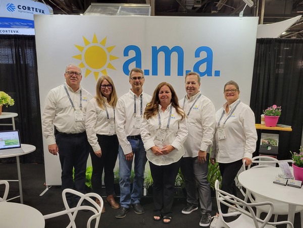 Members of the A.M.A. Horticulture team at our booth at Cultivate ‘22