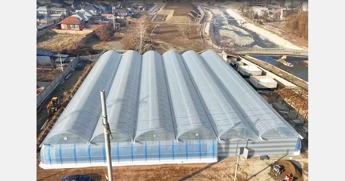 First smart greenhouse in Kyrgyzstan nears completion in Osh