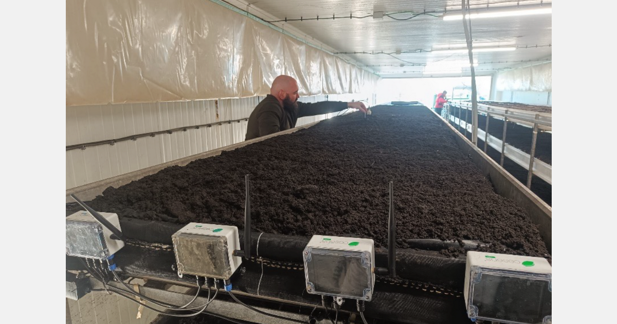 Sensor technologies trials for peat free substrates in mushroom and ornamental production