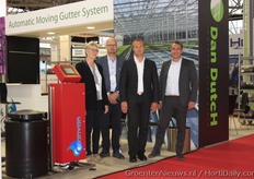 Staal-Plast showed different products. Lene Holmbech, Ulrik Rasmussen, Jacob Sorensen and Xander van der Zande.