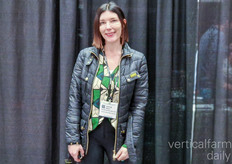 Sophie Brady with Rethink Events visiting her fellow industry colleagues as she announced the Indoor AgTech will take place in June, New York again of which the dates have changed: 29/30 June.