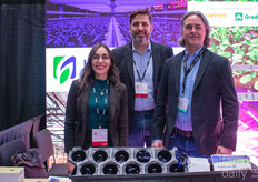 Karla Garcia, Chris Higgins and Brian Harris with Hortamericas 