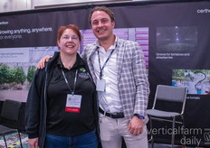 Michelle Keller (Living Greens Farms) and Timo Kleijwegt (Certhon)