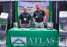 Greg Ellis and Heath Spradley with Atlas Greenhouse