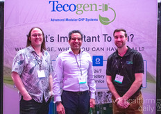 Kurt Smith, Abinand Rangesh and Stephen Lafaille with Tecogen 