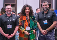 Kevin Tincher and Peter Onofrio with Lighting company Wivid accompanied by Oumayma Nouib with Graines Voltz