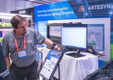 The Advanced Energy booth 