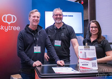 Rob van Straten, Mark Henderson and Estee Chaikin with Skytree