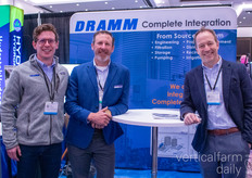 Tim Reusch, Jared Babik and Kurt Becker with Dramm providing water solutions