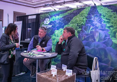 Ongoing conversations at the Berger booth