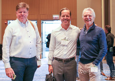 Ard van de Kreeke (Growy), Mike Cherske (Cryder Partners) and Patrick Groeneveld (Horticoop) came down to visit the show too 