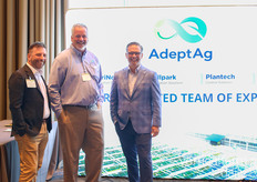Dave Taylor, Andrew van Geest and Kris Nightengale of Adept Ag 