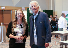 Kortney Mullen with Ingersoll Rand and John-Michael Ermel of All-In Peppers & Specialty Produce