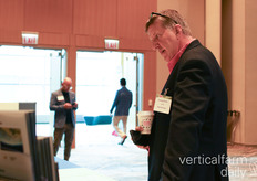 Jonathan Griffin of Oxen Hill Farm was seen peeking at Skytree's Cumulus product