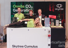 Upping the posing game! Skytree was all about Cumulus as they brought their carbon removal device to show off to the visitors