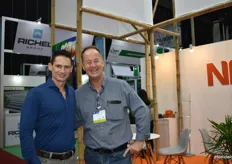 Chris Aarts & Jan Hoogewoning at the Dutch booth