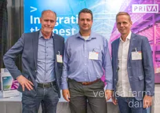 Jan Westra, Maarten Hartong and Dennis Louwe with Priva