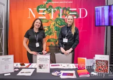Kasey Snyder and Sanna Andersson with Netled