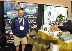 Bob Couch of Dayton Bag & Burlap. While selling to a specialized market only, the nursery grower and not the greenhouse grower, the event was still a very successful one for the company.