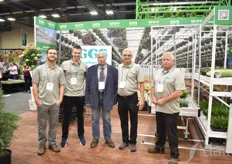 The GGS Structures team. From left to right: Bryce Danbrook, Harley Kroker, Robin Hawkins, Duane Van Alstine, and Rob Hendriks.