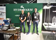 Jud McCall, Rebeka Strouse and Ben Schibi with HydroFarm/PARsource.