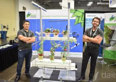 Jonathan Wong-Hinch and Ryan Bento brought along some cultivation systems from Meteor Systems.