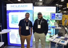 Clint Hanson and Jason Verhoef of Moleaer, at the event to show growers the benefits of nanobubble technology.