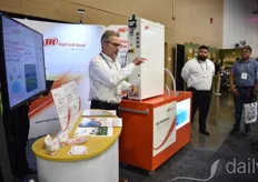 During the day, the Ingersoll Rand team held presentations on how their cold plasma water treatment works.