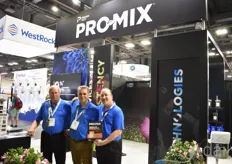 Denny Zelek, Remo Battista, and Tim Duffy of Premier Tech Horticulture were at the show to showcase the benefits of their Pro-Mix growing media.