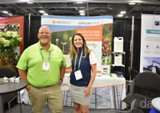 David Coorts and Dawn McKenzie of Verano365. For cannabis growers, trials with their Thrivedo showed increased bud yield and THC boost.