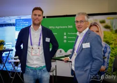 Teun Kralt and Marc Knulst (Mprise Agriware) shared a booth with Erfgoed