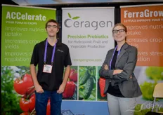 Matthew and Daniel Rose (Ceragen) are introducing FerraGen, a new product for increased lettuce production.