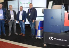 Patrick Voortman, Mitchell van Deelen (Vulcan Greenhouse Technology), Geert-Willem van Weert and Ed Roeleveld (Vitotherm).