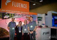 Brian Poel, Ashley Veach, Caroline Nordahl and Casey Barickman (Fluence). Fluence organised drinks after exhibtion day 1. 