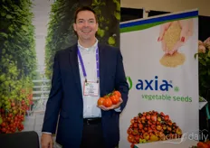 John Davis (Axia Vegetable Seeds) with the popular tomato variety Macxize