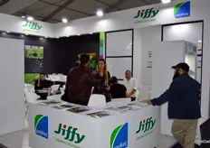 Nicely busy at the Jiffy Payçok booth