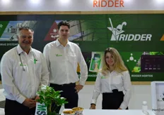 Rob Veenstra, Koen van Woudenberg and Maryna Yermakova with Ridder. Looking for opportunities to promote their labor management system amongst other things