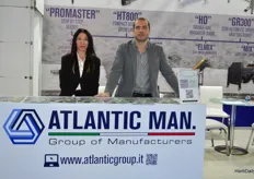 Andrea Carretti and his translator with Atlantic man.