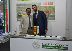 Unal Tazegul and Jayaruwan Samarathunge (Sam) with Coco Green Growing Medium.World leader in cocopeat manufacturer
