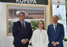 Younes Berrada, Feyza Tandogan and Juan Miguel Morales with Rufepa