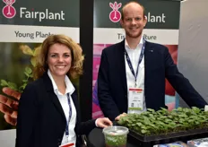 Manon Snellink and Rik Klein of Fairplant. Feeding and producing soft fruit plants.