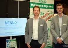 Johannes Bellut and Malte Neverland of MENNO. Their slogan: first disinfect than produce.