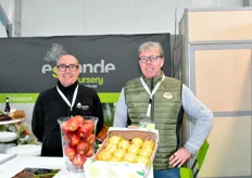 Frédéric Garcia and Hans Scholten came to represent Escande Nursery