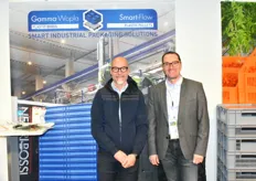 Didier Maréchal and Philippe Helies from Gamma-Wopla, manufacturers of plastic bins and pallets