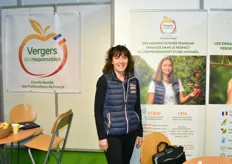 Sandrine Gaborieau from the ANPP, who came to SIVAL to represent the Eco-responsible Orchards