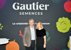 Jacques and Jeanne Gautier, at SIVAL 2023 to announce the company's new identity
