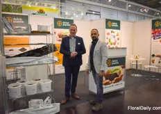 Dutch Plantin was back at the show. In the photo Wim Roosen and Siby Josehp