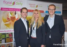 Eddy, Elita and Geert - our floricultural reporters covering the complete show.