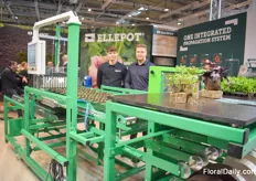 Oliver Steen Pedersen and Simon Madsen Jensen are not in focus, because the machine with Ellepot is.